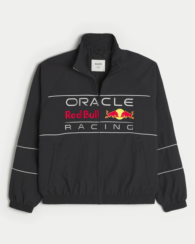 ★Hollister Co★オラクルレッドブル レーシングパーカー Men's Relaxed Oracle Red Bull Racing Graphic Hoodie | Men's