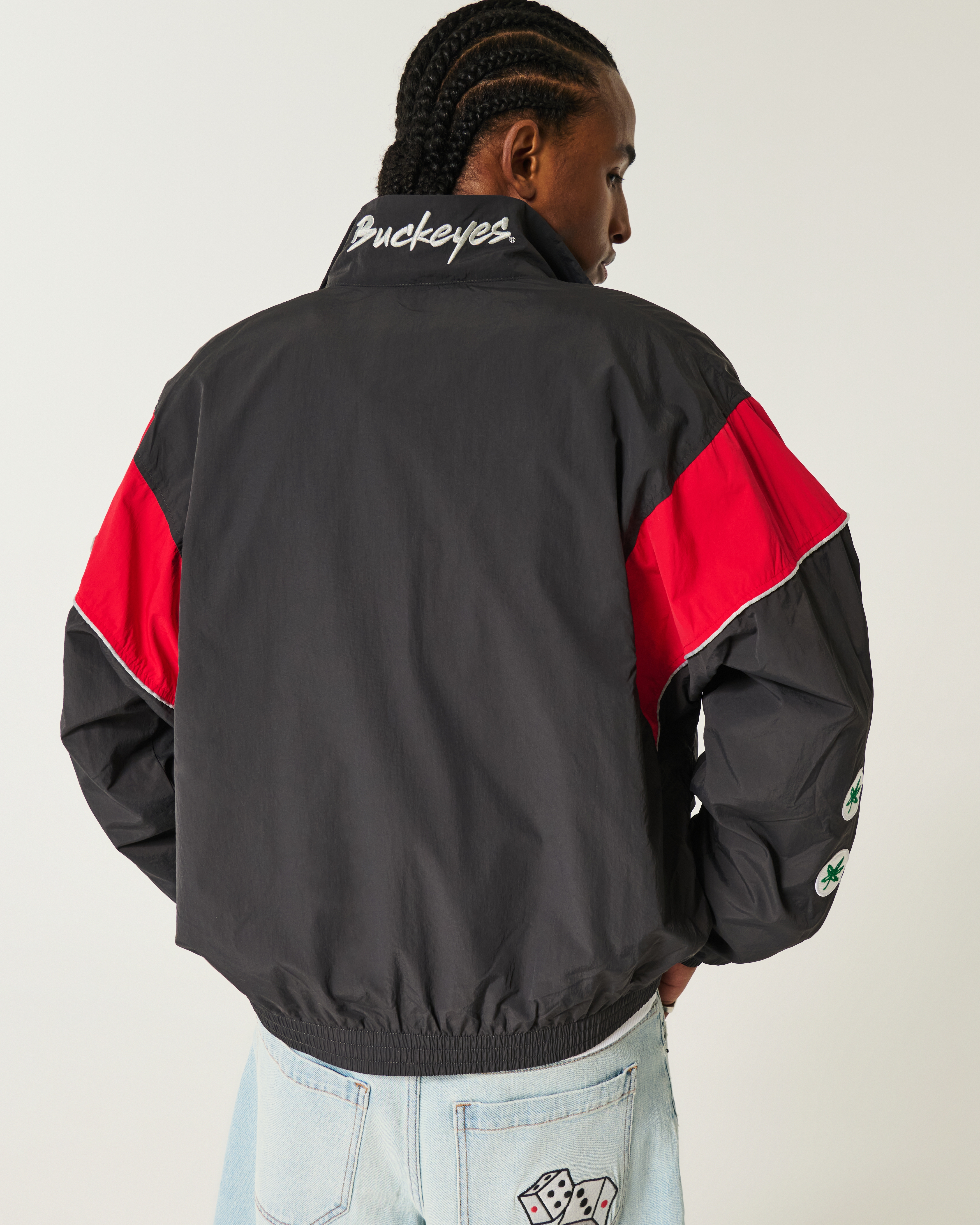 The Ohio State University Buckeyes Graphic Windbreaker Jacket