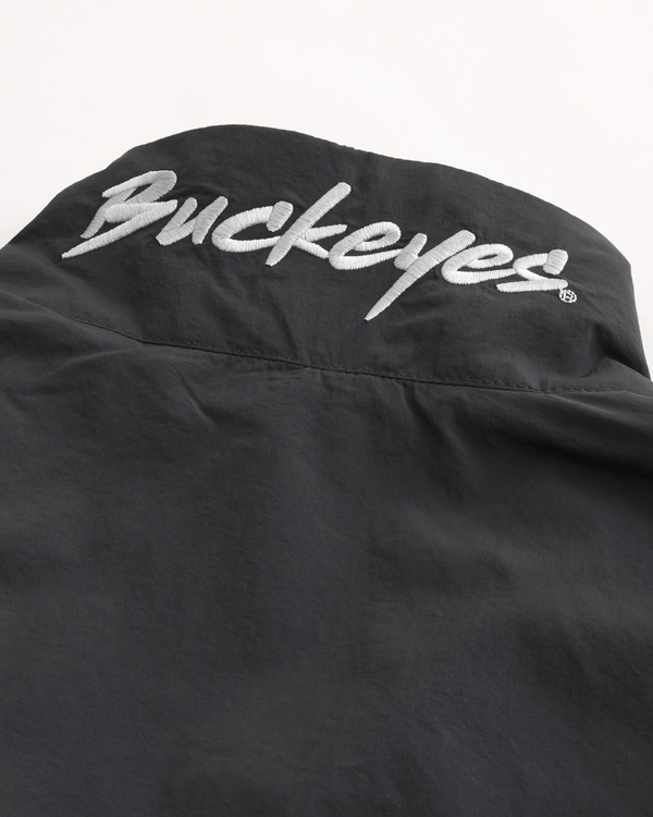 Ohio State University Graphic Windbreaker Jacket, Black view 2