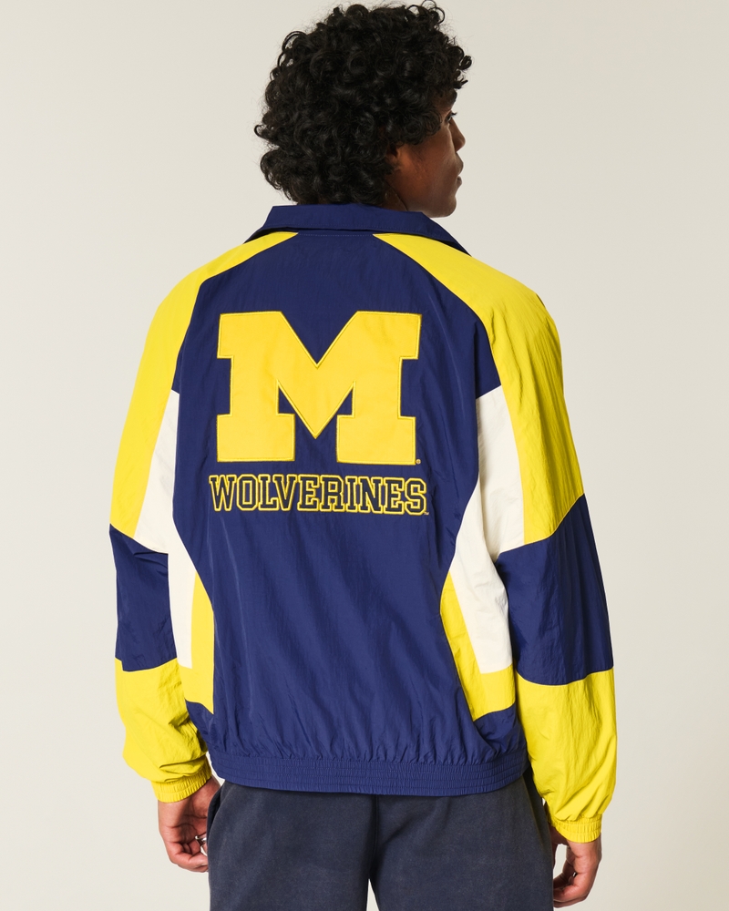 University of Michigan Wolverines Graphic Windbreaker Jacket