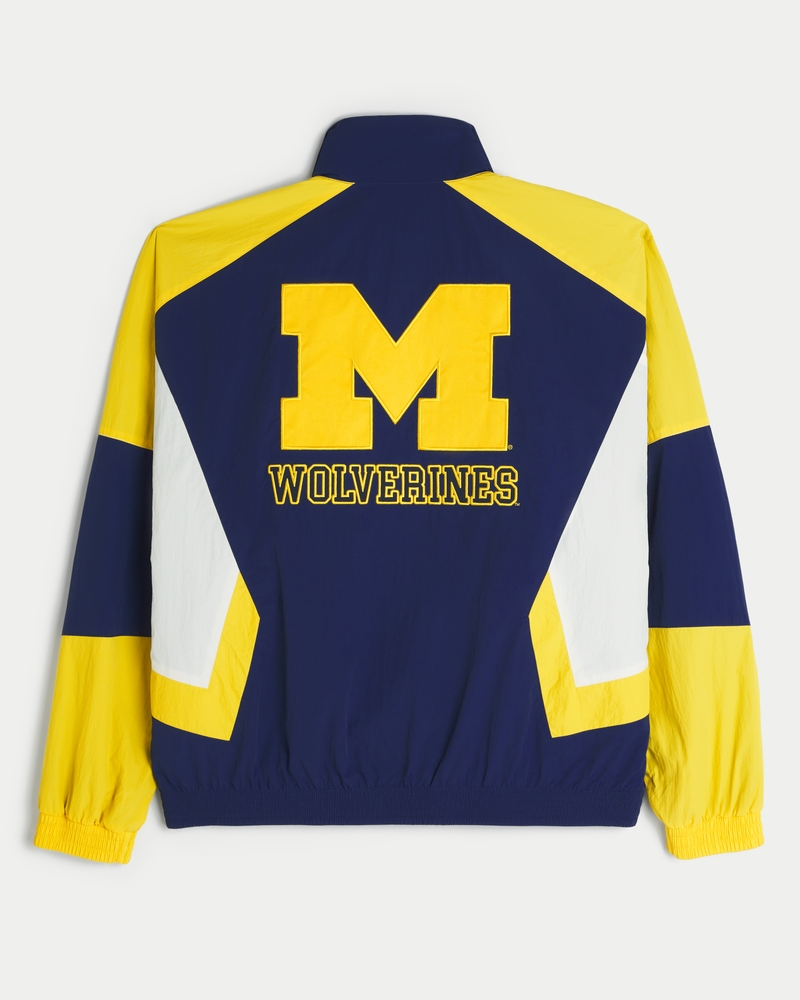 University of Michigan Wolverines Graphic Windbreaker Jacket