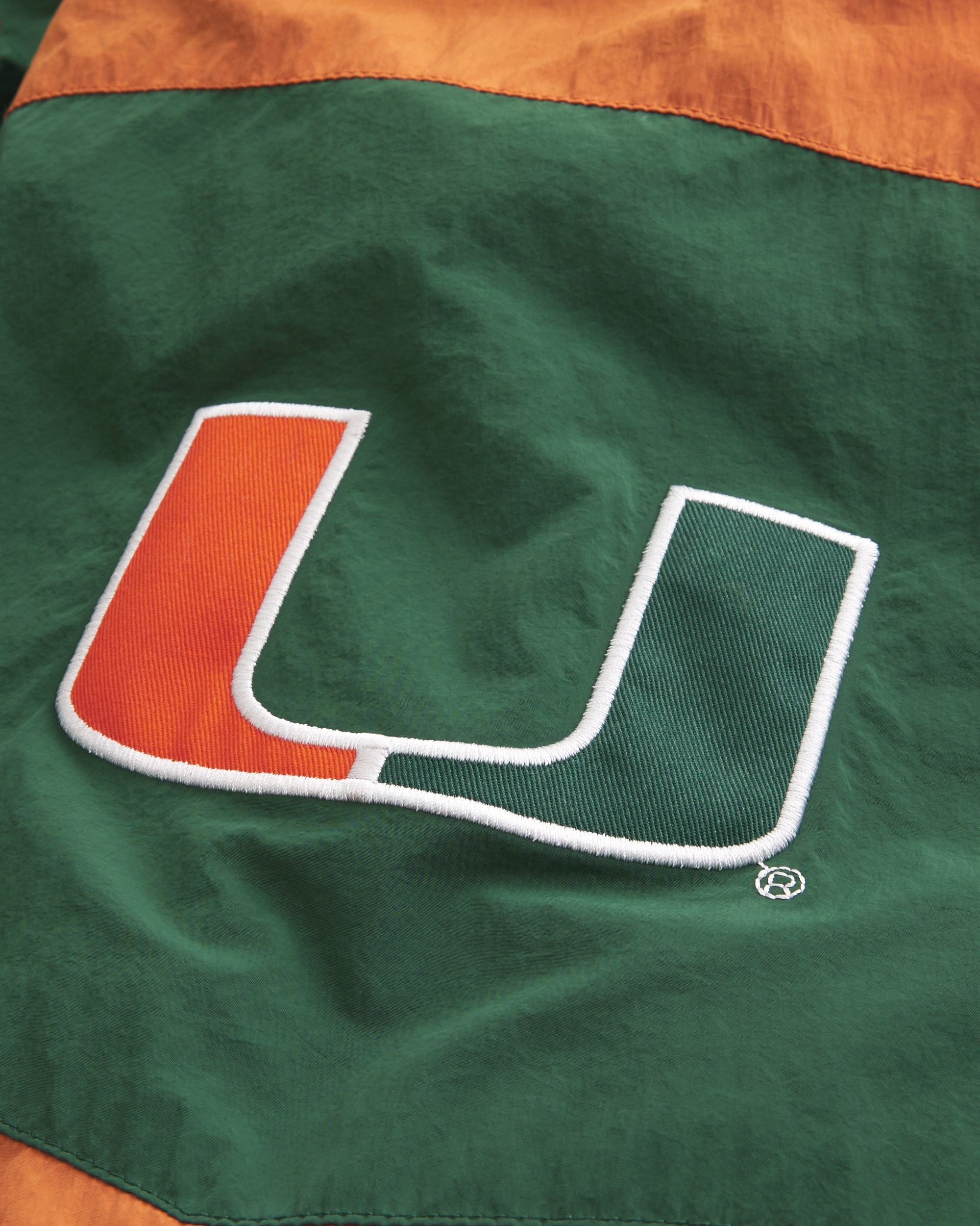 University of Miami Hurricanes Graphic Windbreaker Jacket