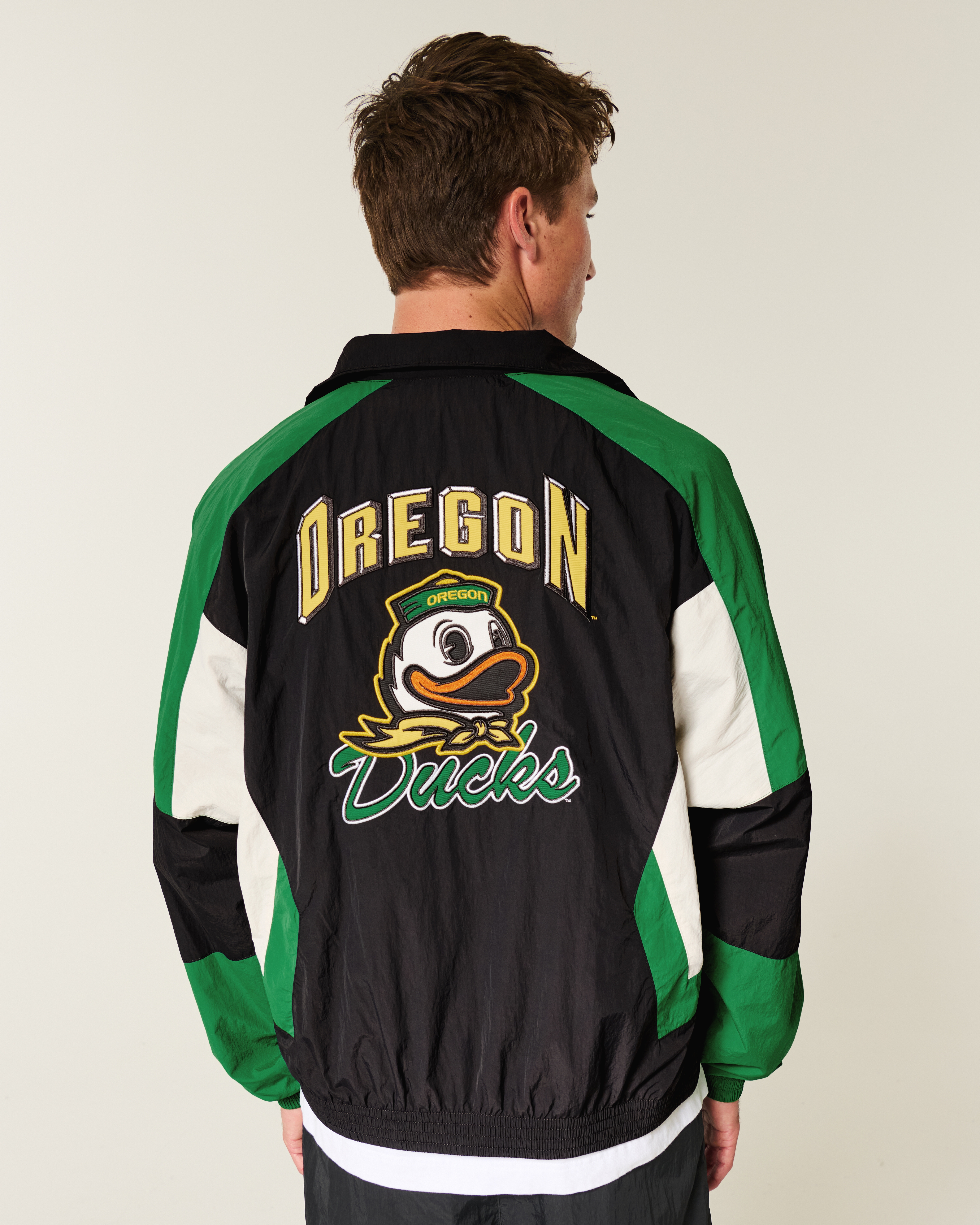 University of Oregon Ducks Graphic Windbreaker Jacket