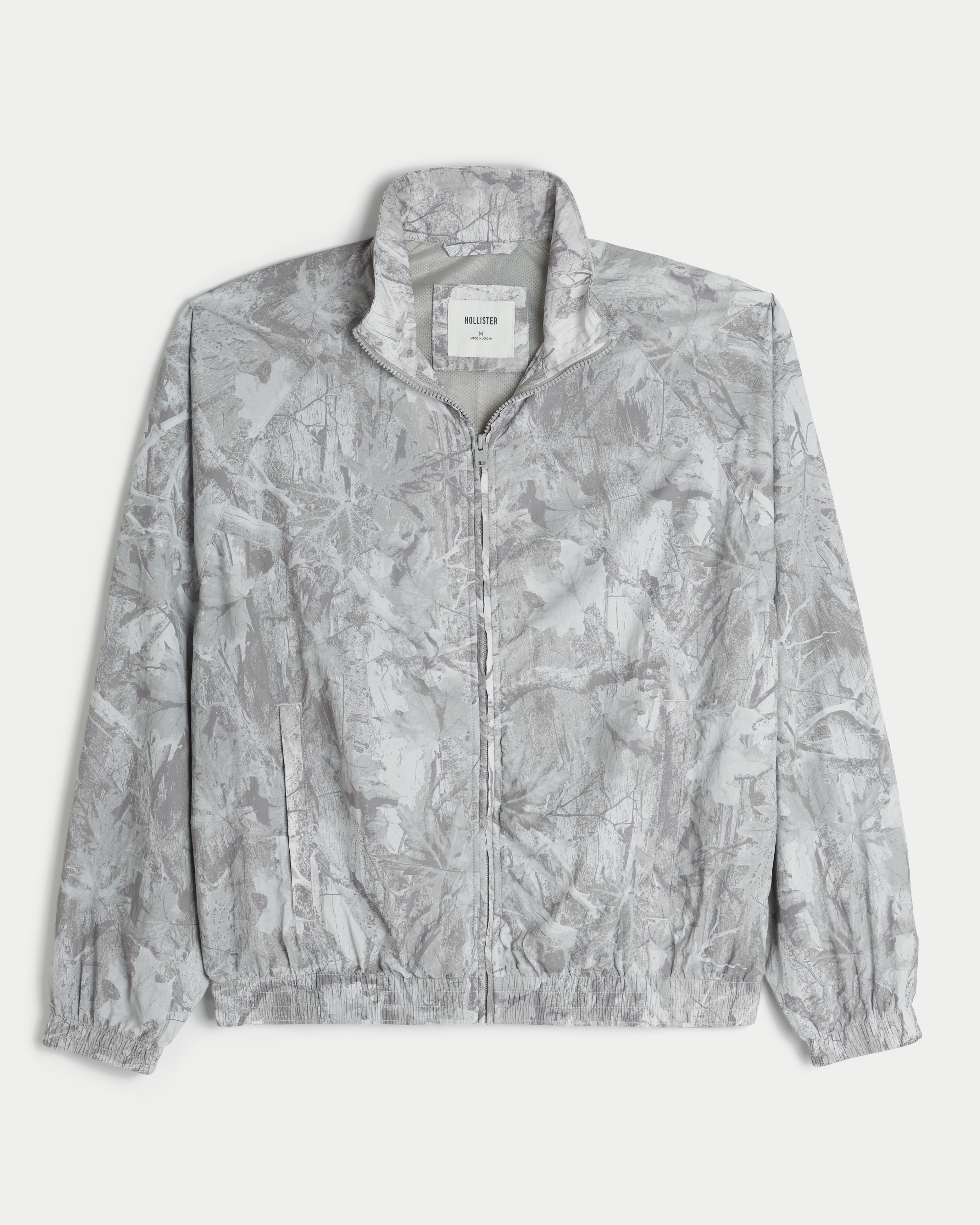 Zip-Up Windbreaker Jacket