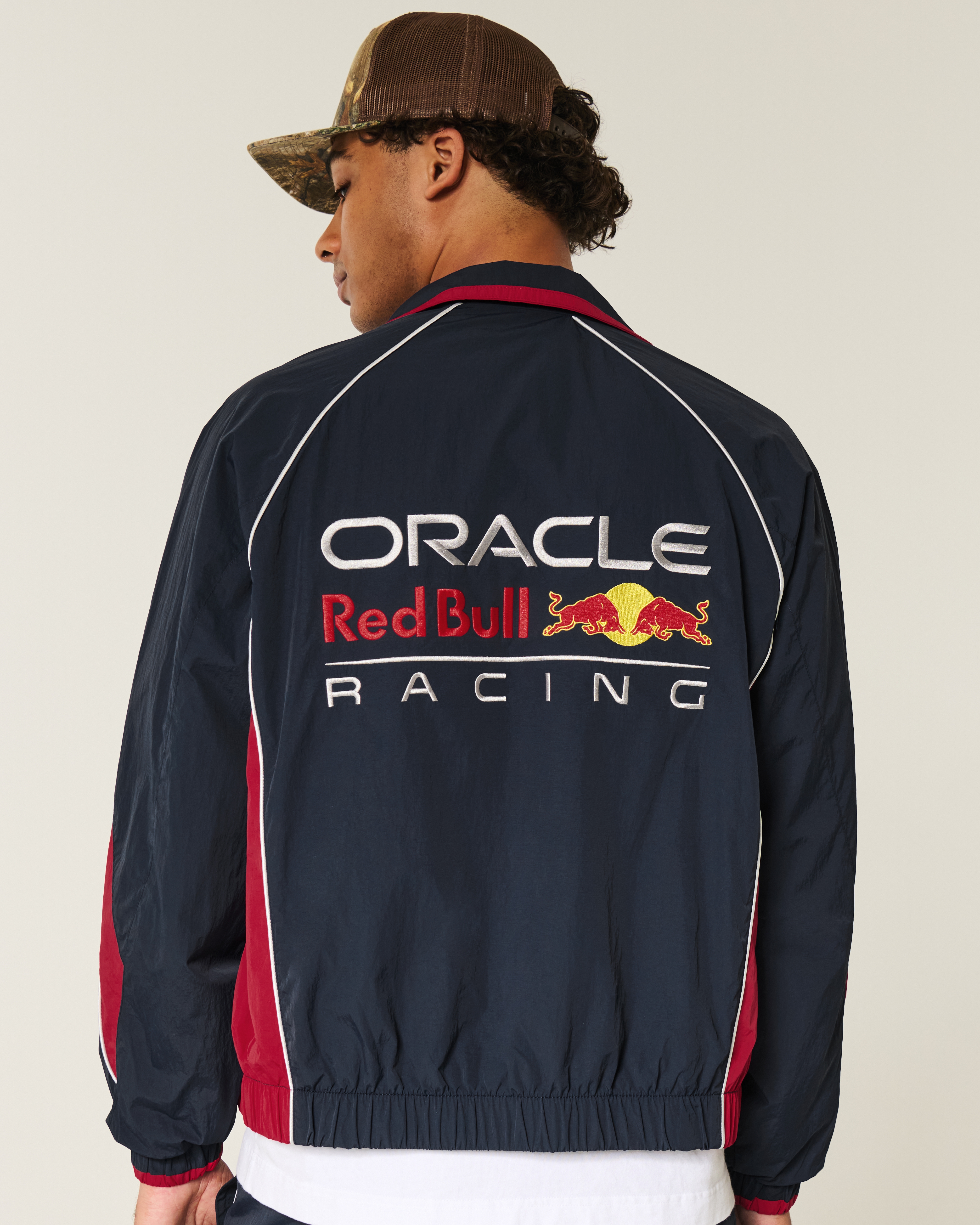 Men's Oracle Red Bull Racing Graphic Track Jacket | Men's