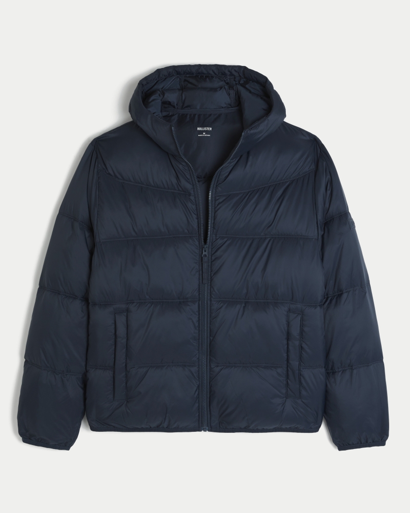 Hollister パファージャケット Men's Hooded Puffer Jacket | Men's Sale | HollisterCo.com