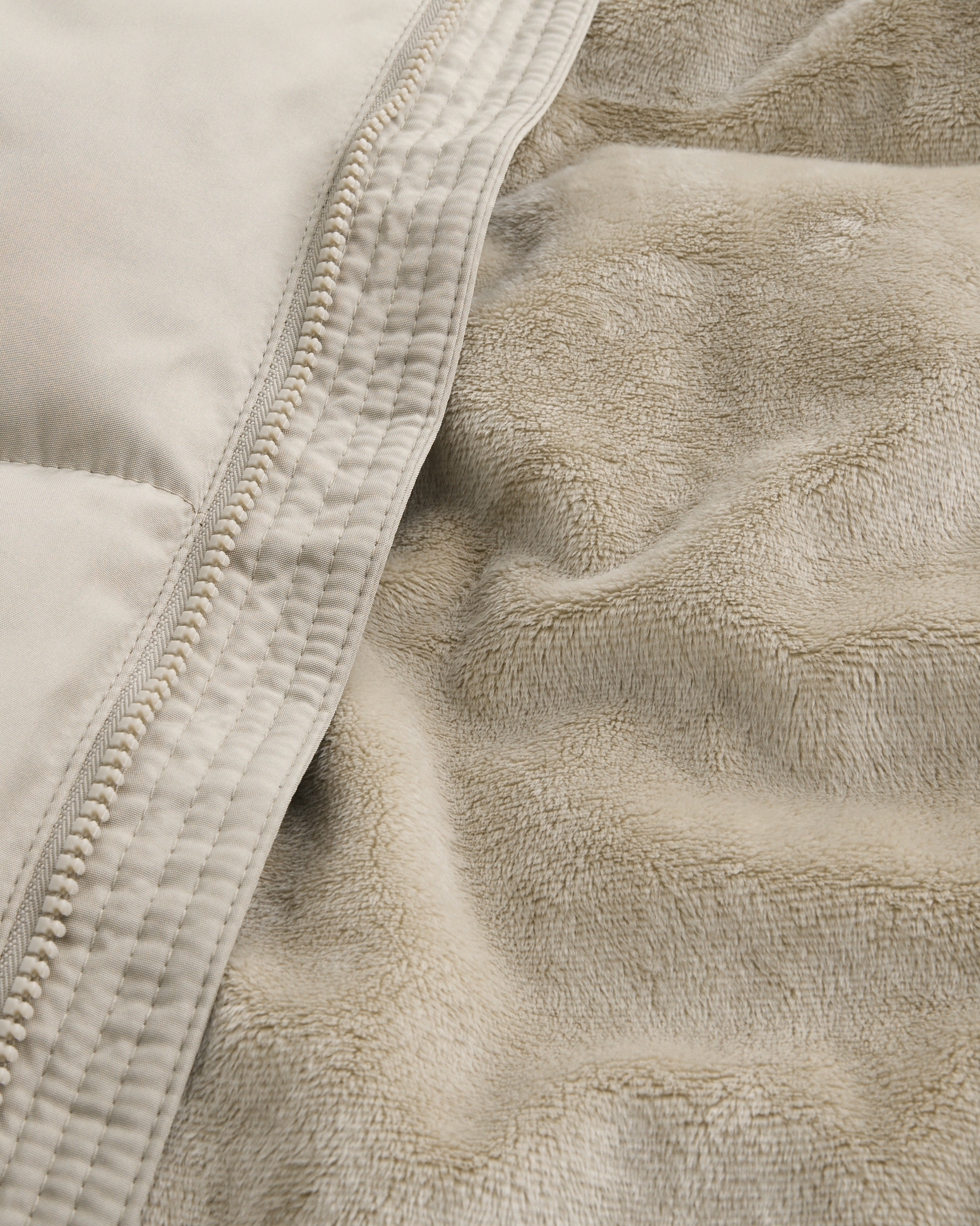 Faux Fur-Lined Puffer Jacket