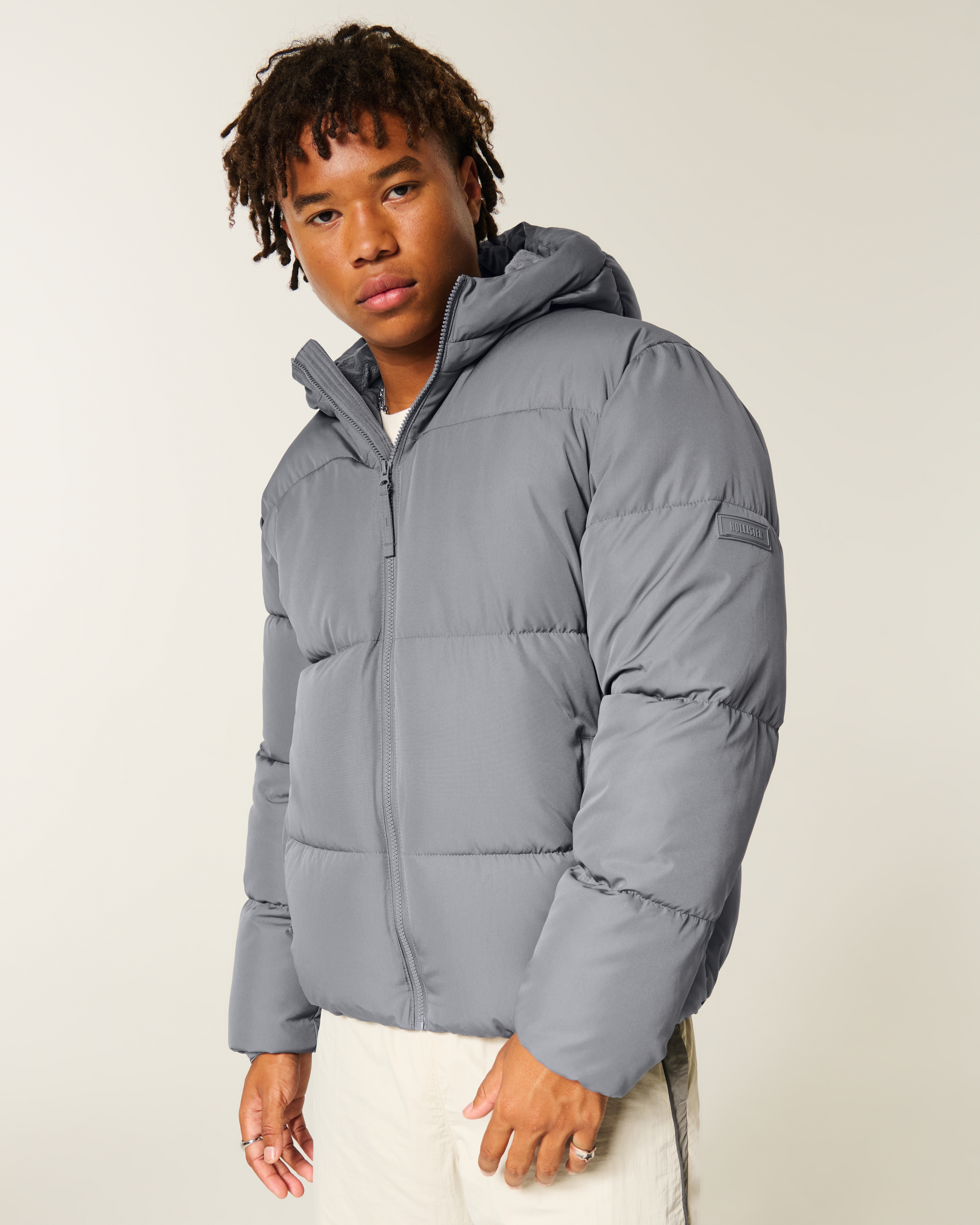 Hollister Faux Fur-Lined Puffer Jacket | Liberty Center