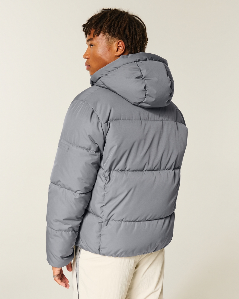 Faux Fur-Lined Puffer Jacket