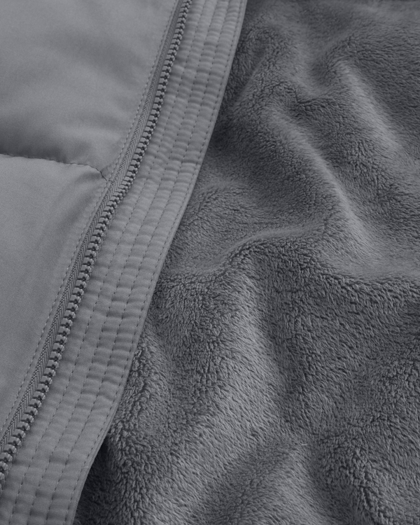 Faux Fur-Lined Puffer Jacket