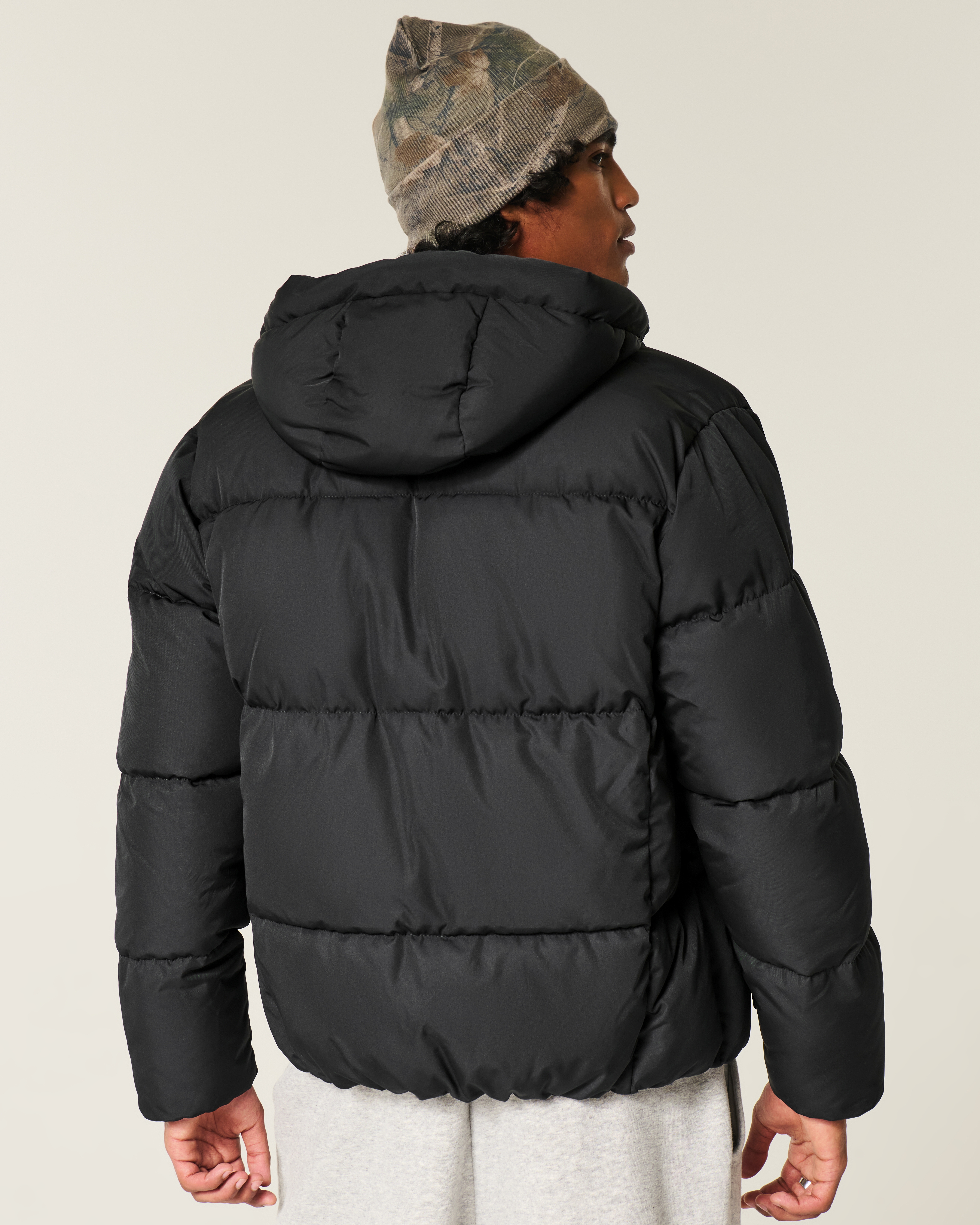 Faux Fur-Lined Puffer Jacket