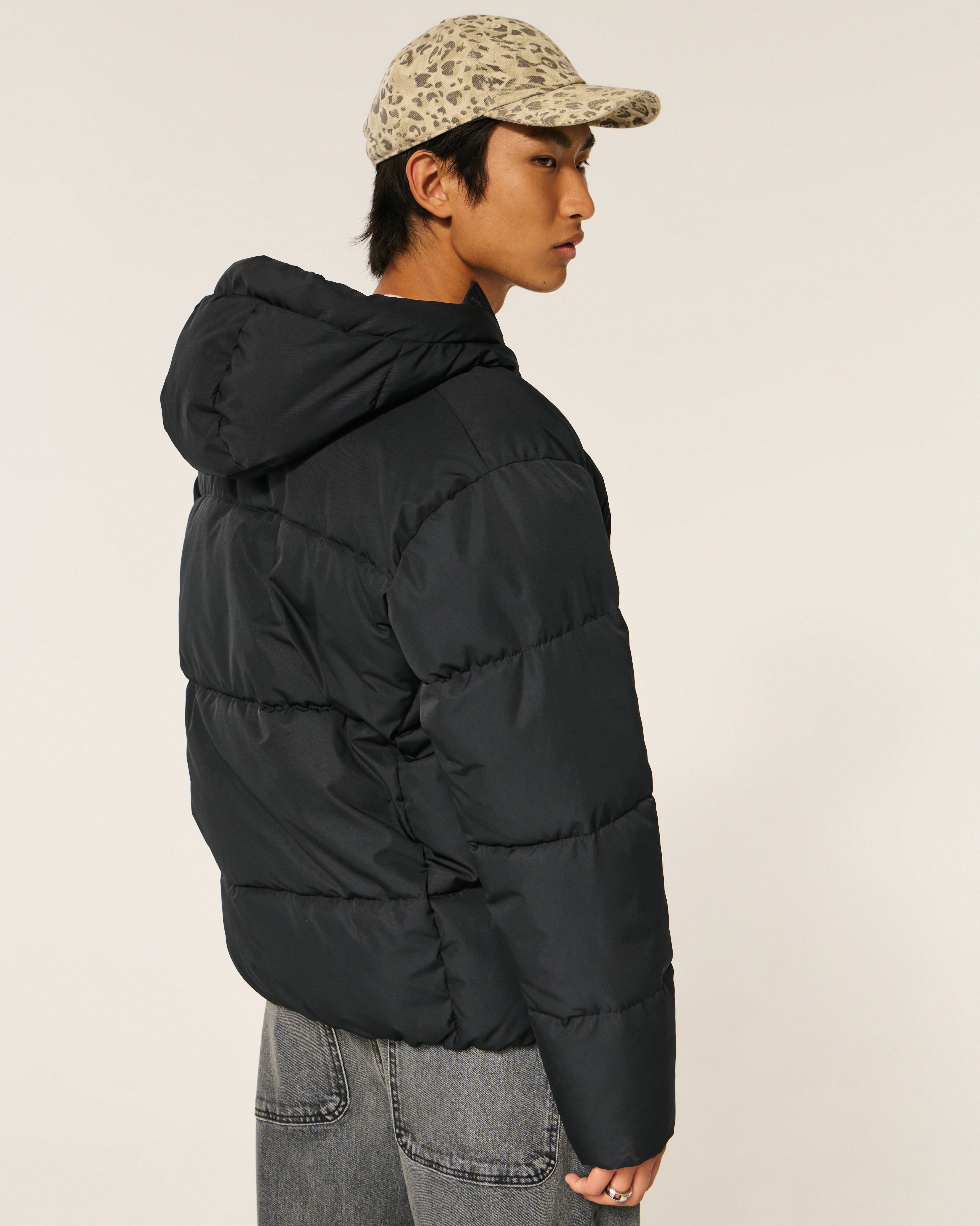 Faux Fur-Lined Puffer Jacket