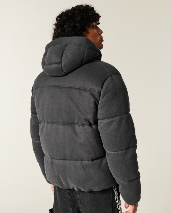 Hollister Feel Good Fleece Puffer Jacket