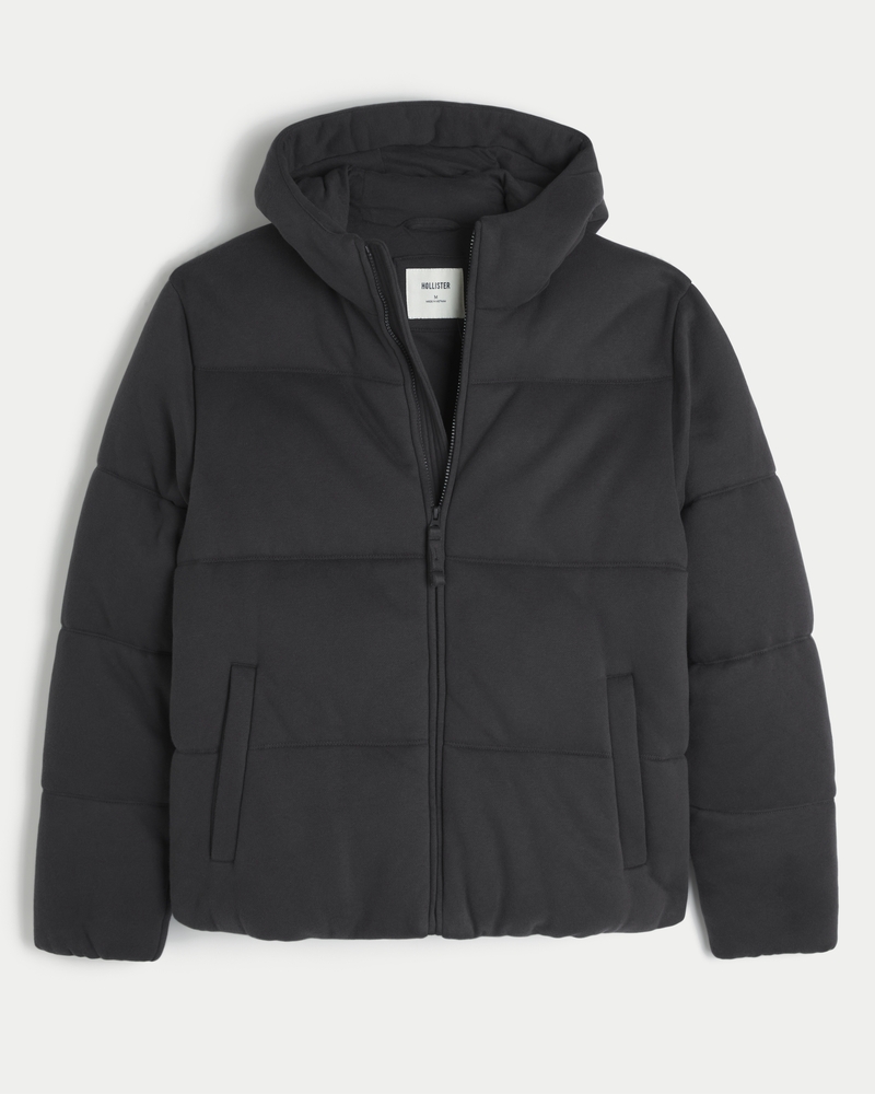 Hollister Feel Good Fleece Puffer Jacket