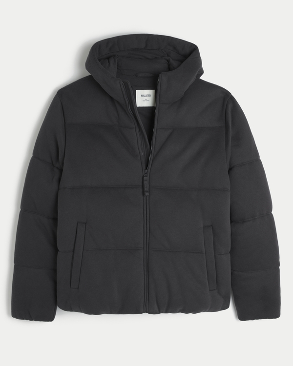 Hollister Feel Good Fleece Puffer Jacket