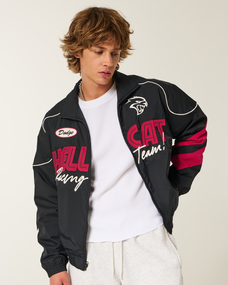 Men's Dodge Hellcat Graphic Track Jacket | Men's Jackets & Coats