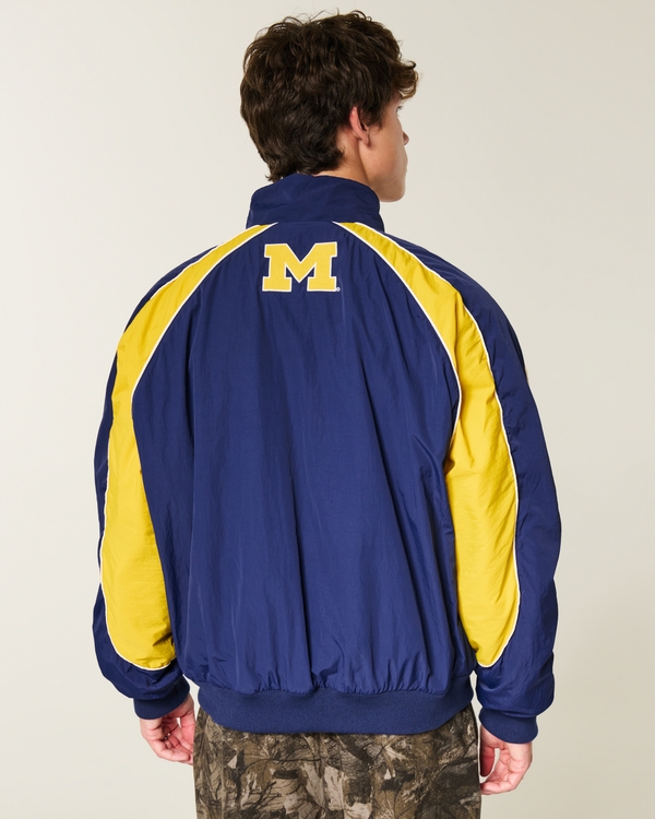 University of Michigan Wolverines Graphic Windbreaker Jacket