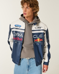 Oracle Red Bull Racing Graphic Faux Leather Jacket