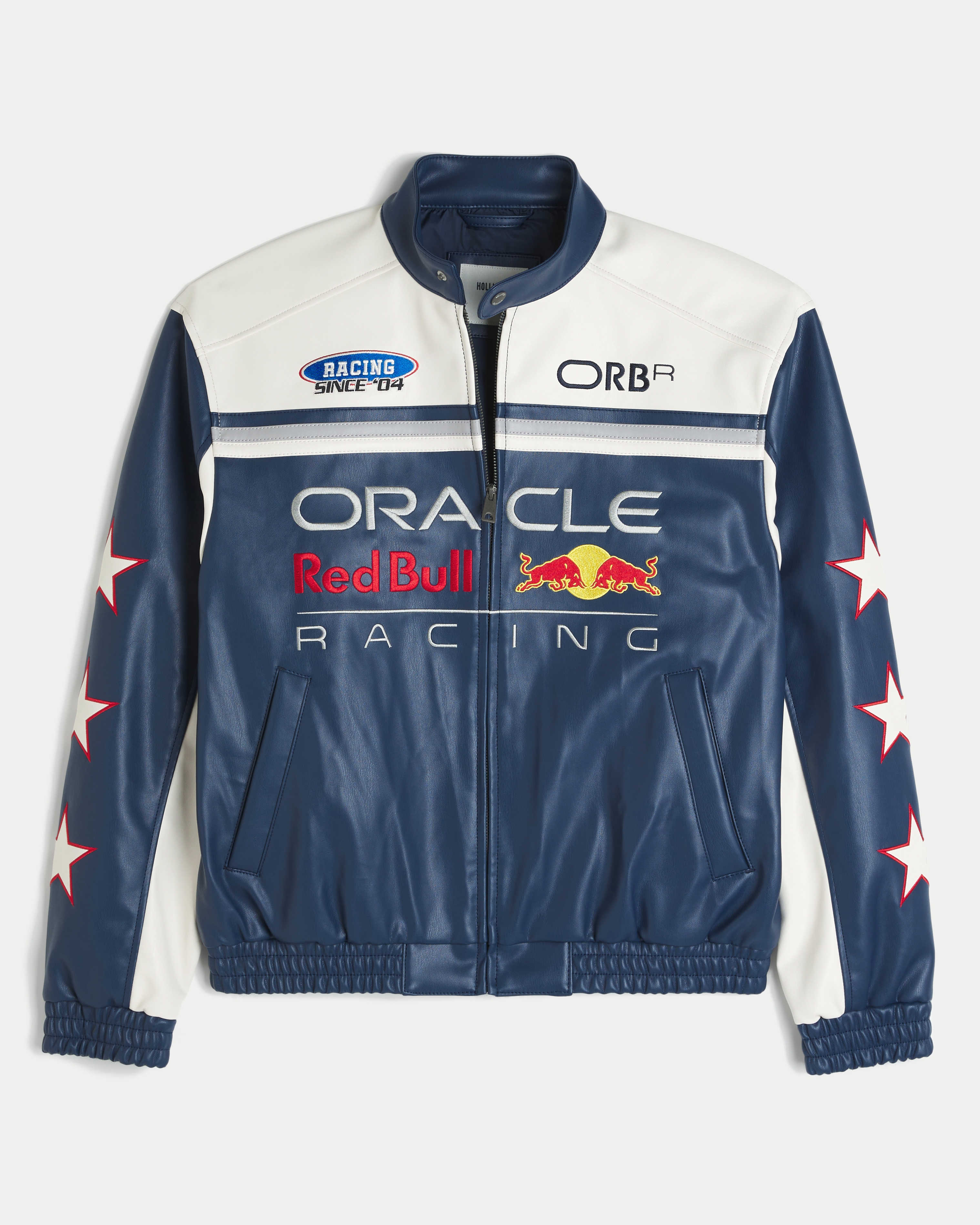 Oracle Red Bull Racing Graphic Faux Leather Jacket