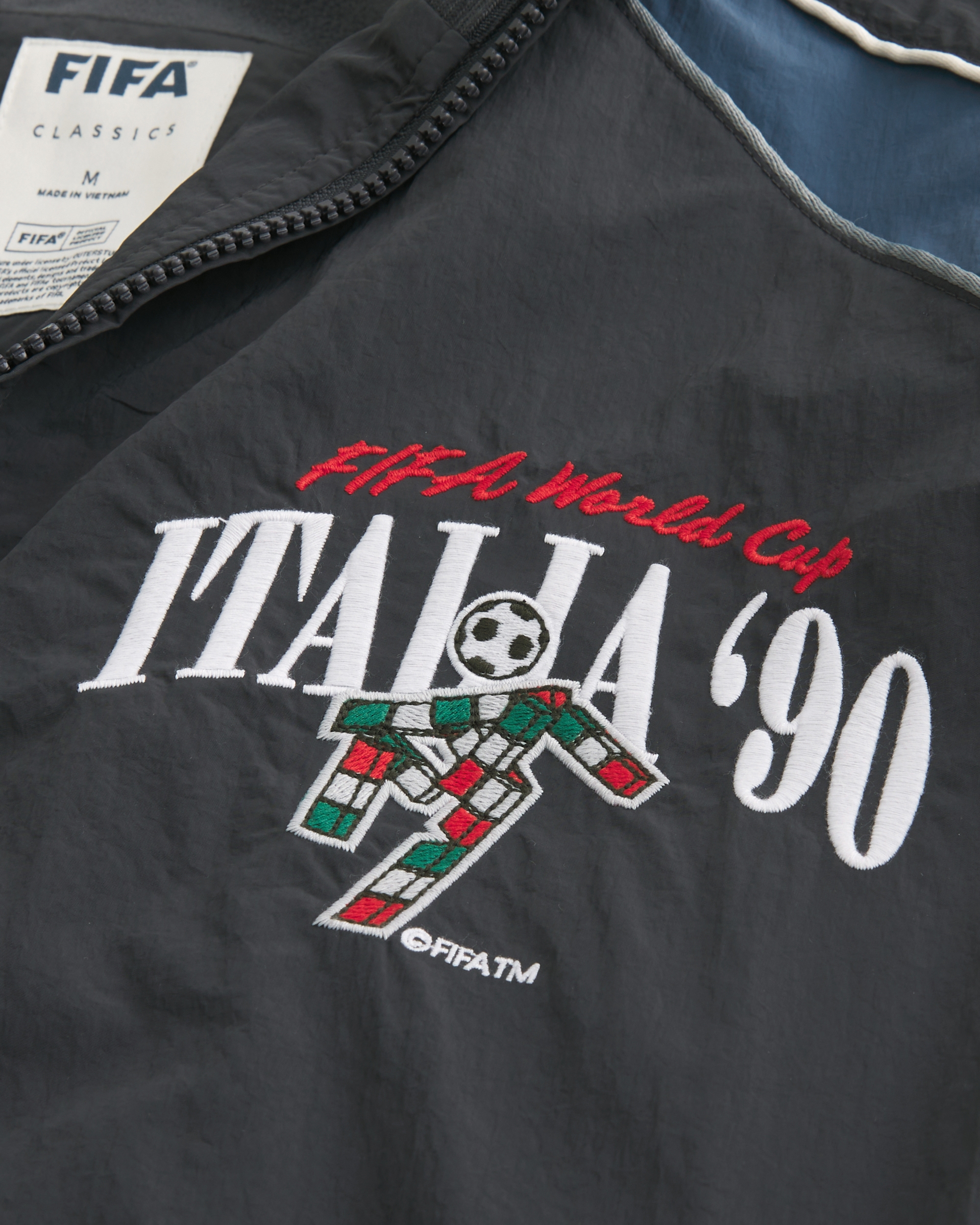 1990 FIFA World Cup Italia Graphic Windbreaker Jacket