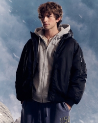 メンズ フェイクファー トリム ジップアップ ボンバージャケット