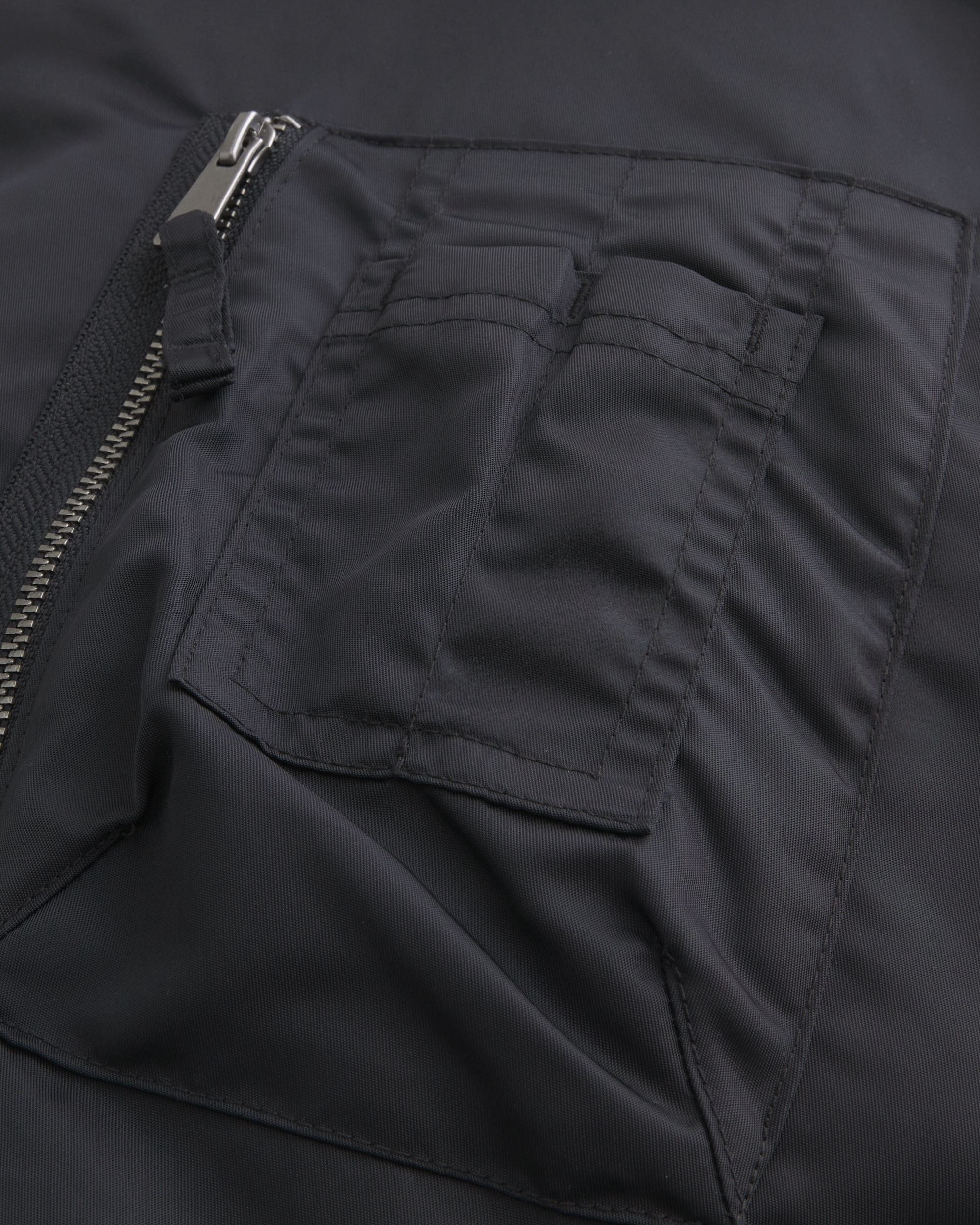 Faux Fur Trim Zip-Up Bomber Jacket