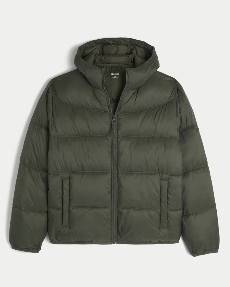 Hollister フード付きダウンジャケット S ホワイト imgrc0113709853.jpg