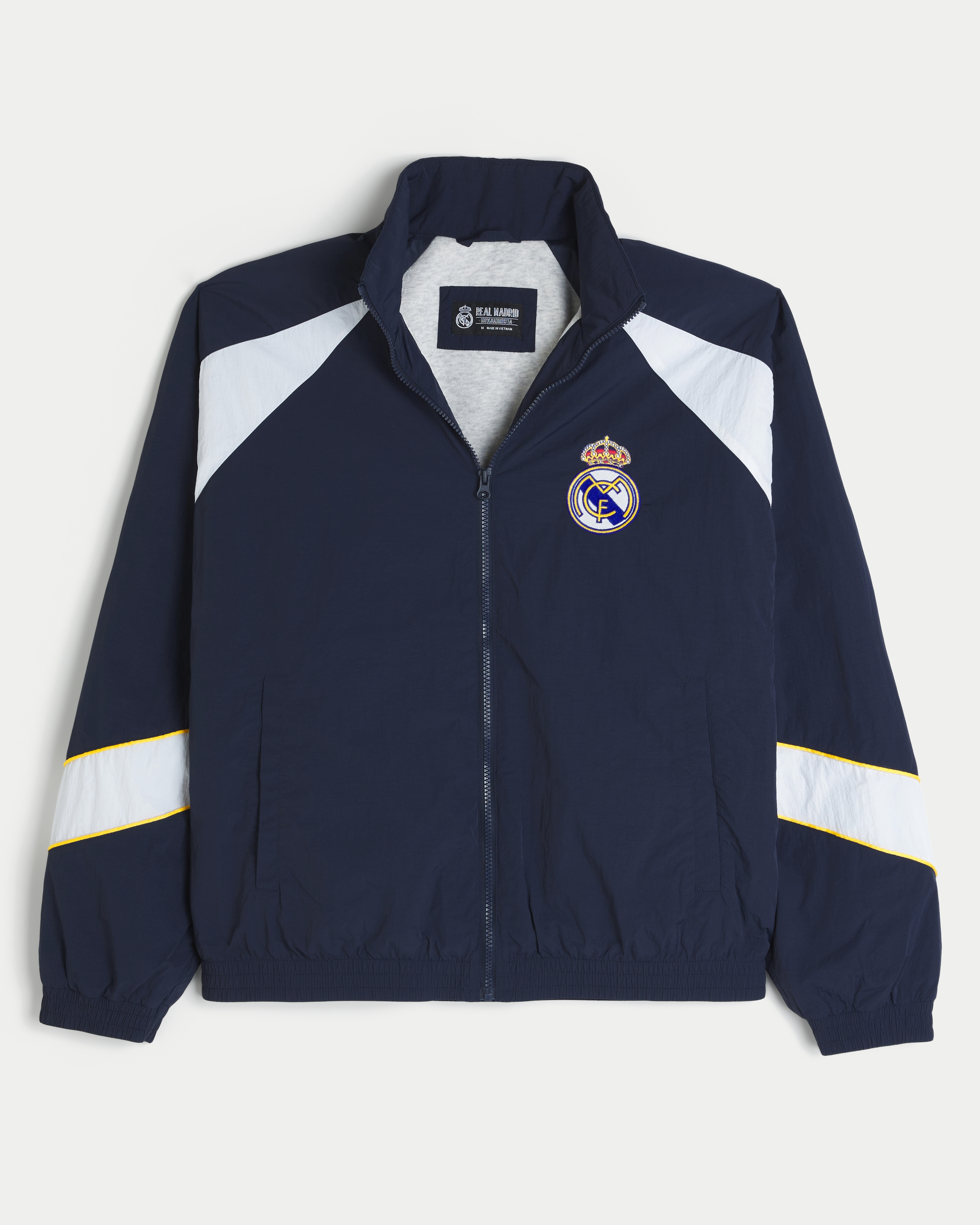Fleece-Lined Real Madrid CF Graphic Track Jacket