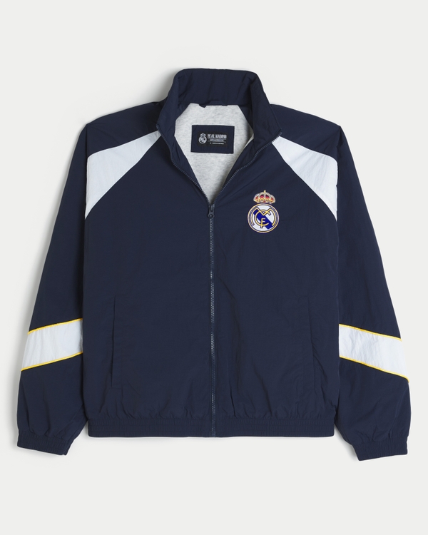 Fleece-Lined Real Madrid CF Graphic Track Jacket