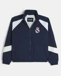 Fleece-Lined Real Madrid CF Graphic Track Jacket