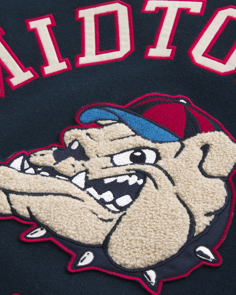 Midtown Bulldogs Graphic Varsity Jacket