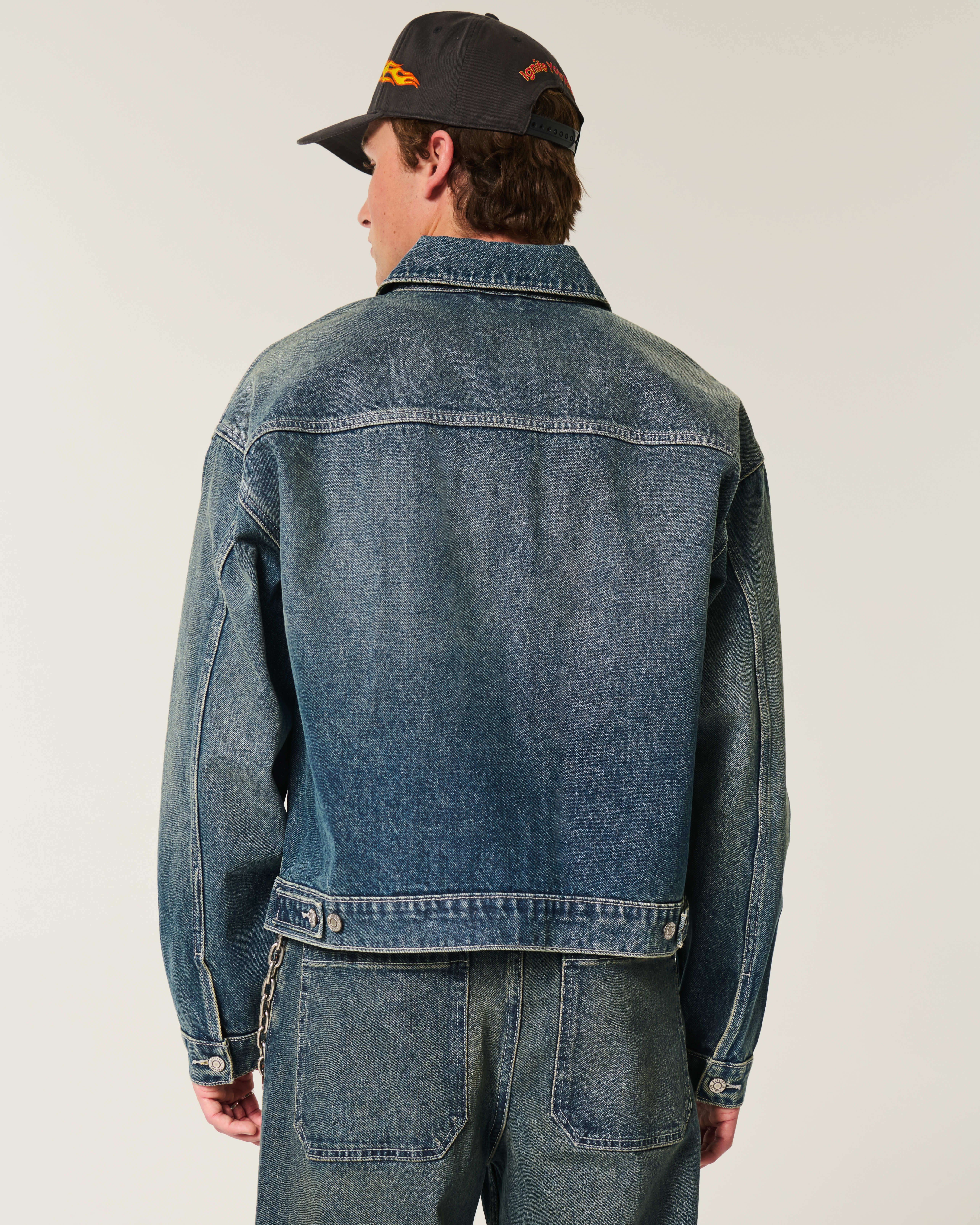 Dark Wash Denim Trucker Jacket
