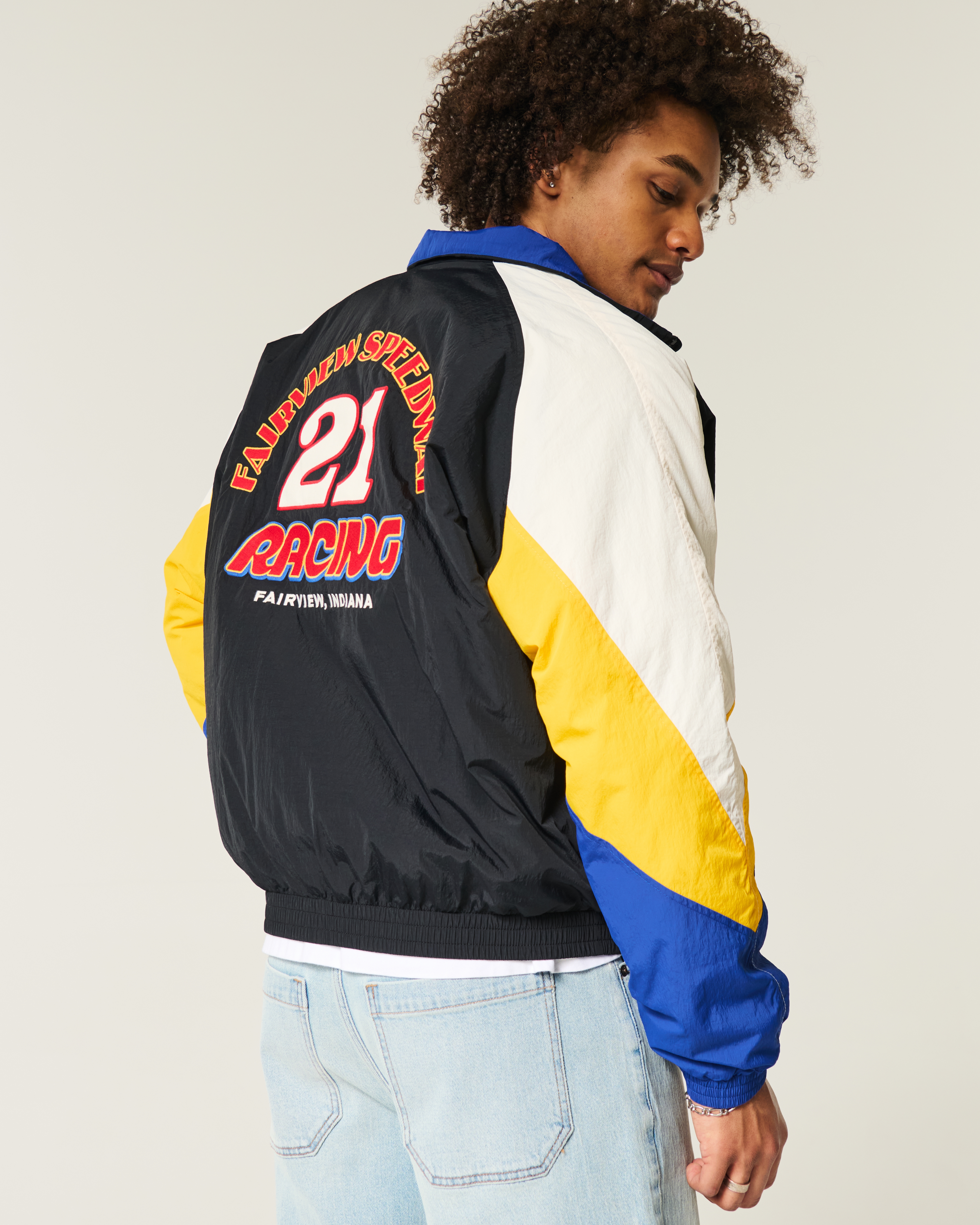 Fairview Speedway Graphic Windbreaker Jacket