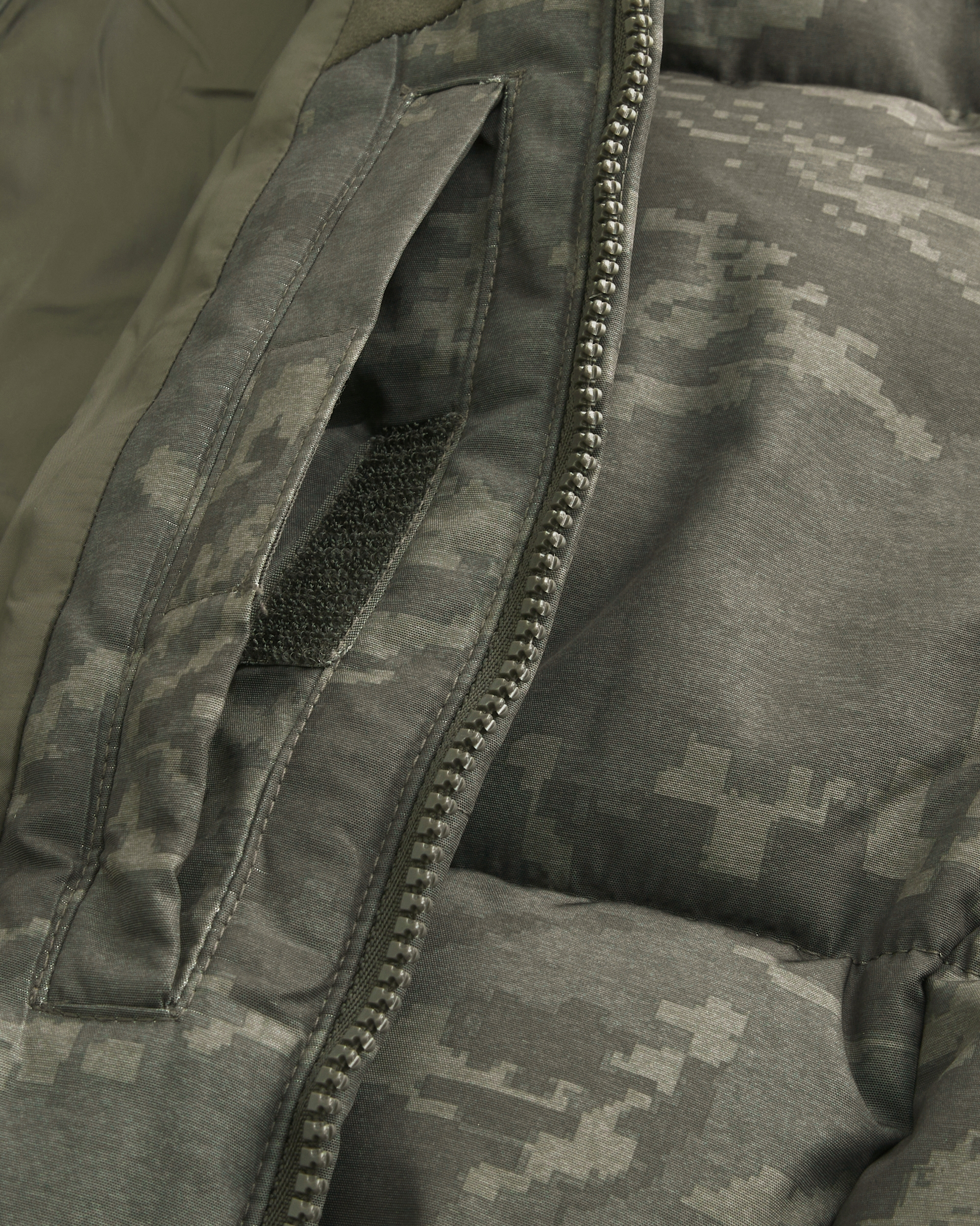 Hooded Camo Puffer Jacket