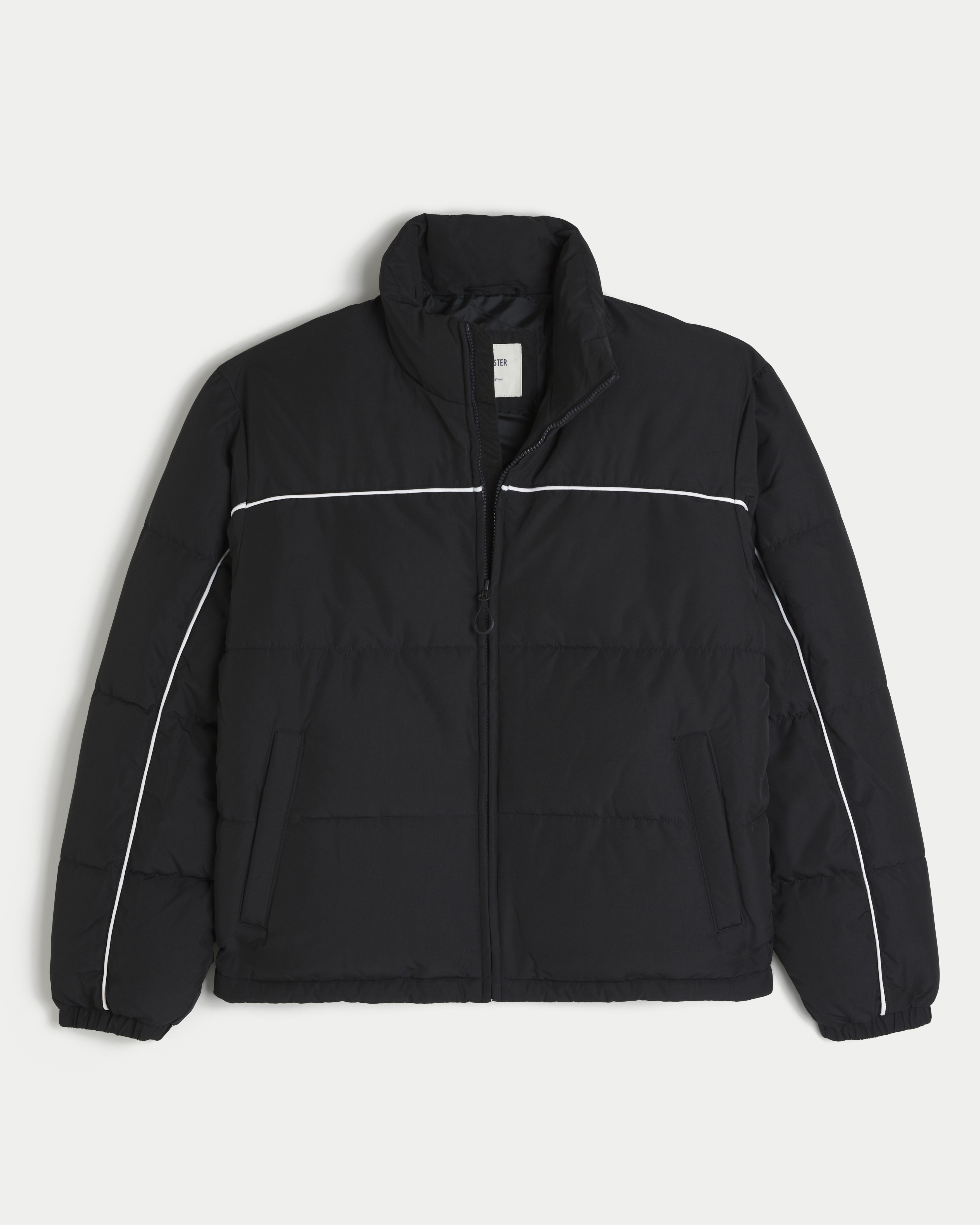 Mock-Neck Puffer Jacket
