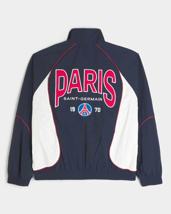 Paris Saint-Germain F.C. Zip-Up Jacket, Navy view 1