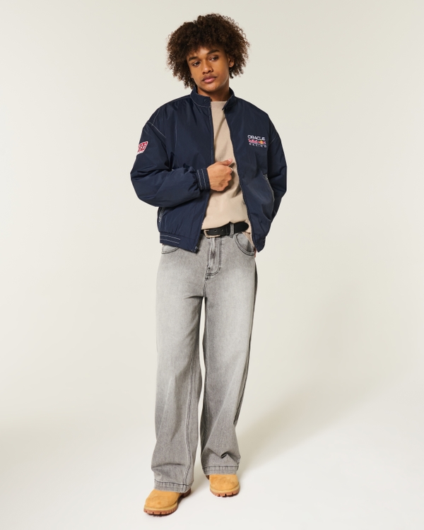 Oracle Red Bull Racing Graphic Moto Jacket, Navy view 2