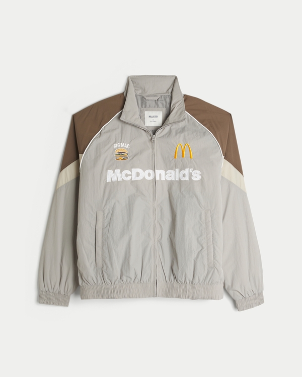 McDonald's Graphic Racing Jacket, Gray view 2