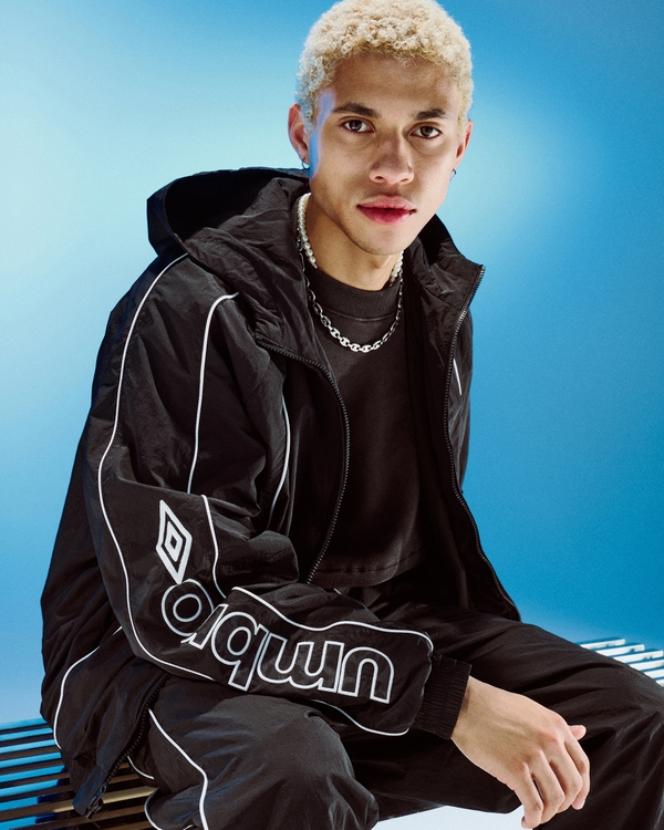 Umbro Graphic Jacket, Black view 1