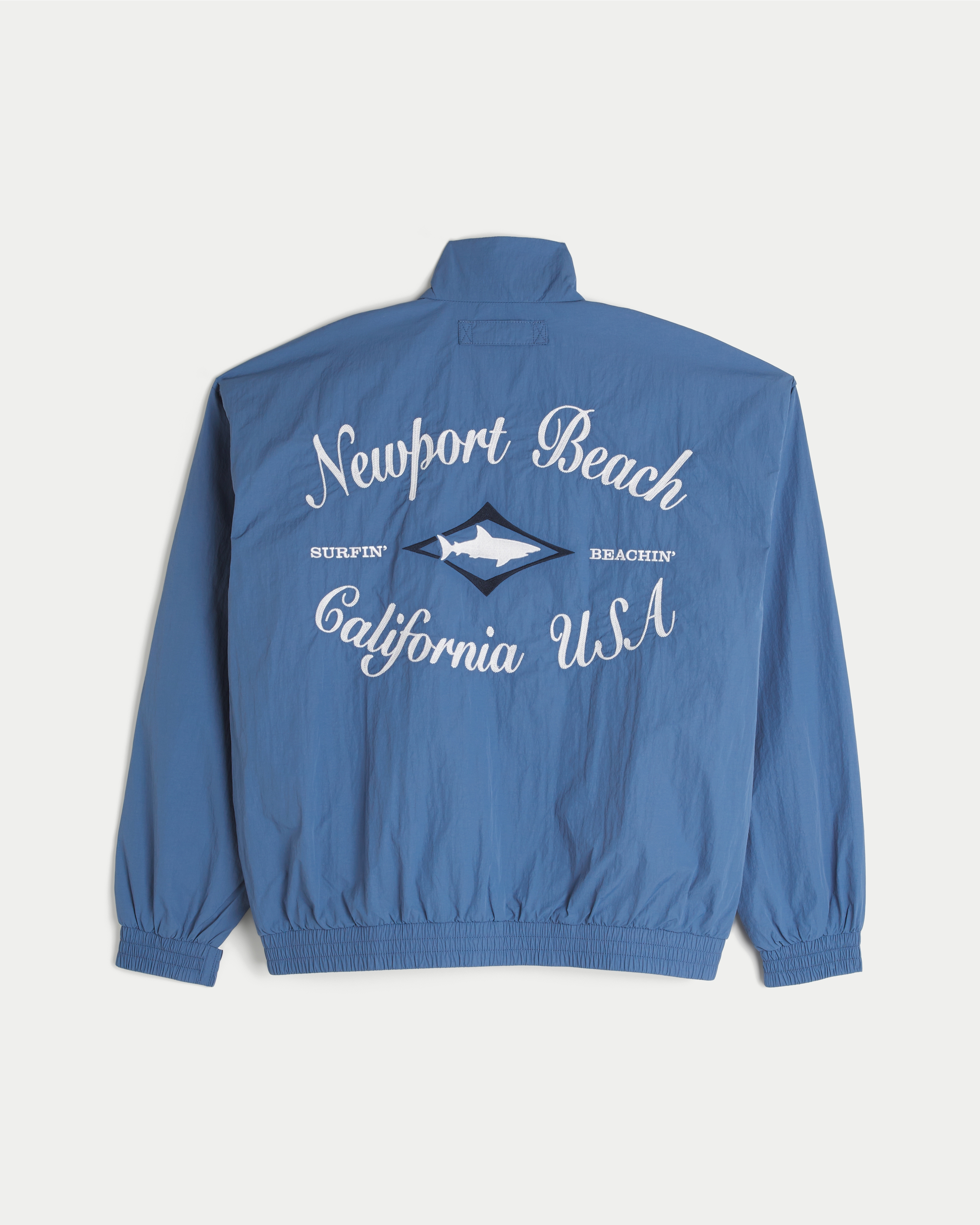 Newport Beach Graphic Mock-Neck Jacket