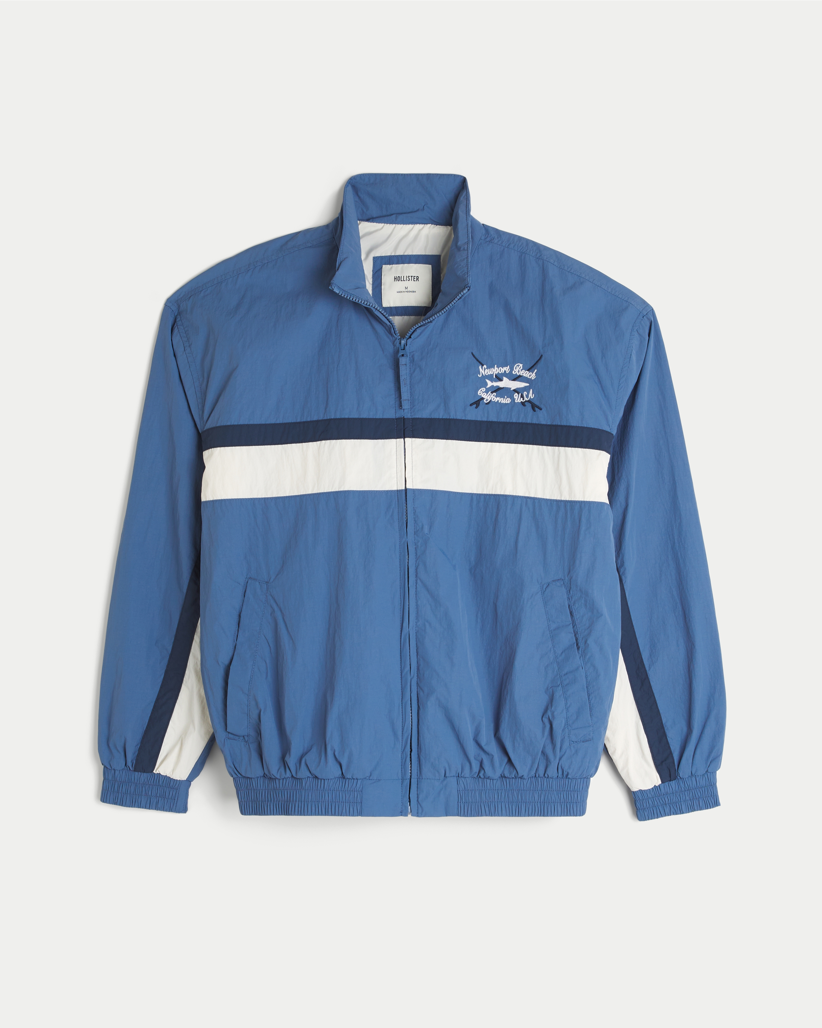 Newport Beach Graphic Mock-Neck Jacket