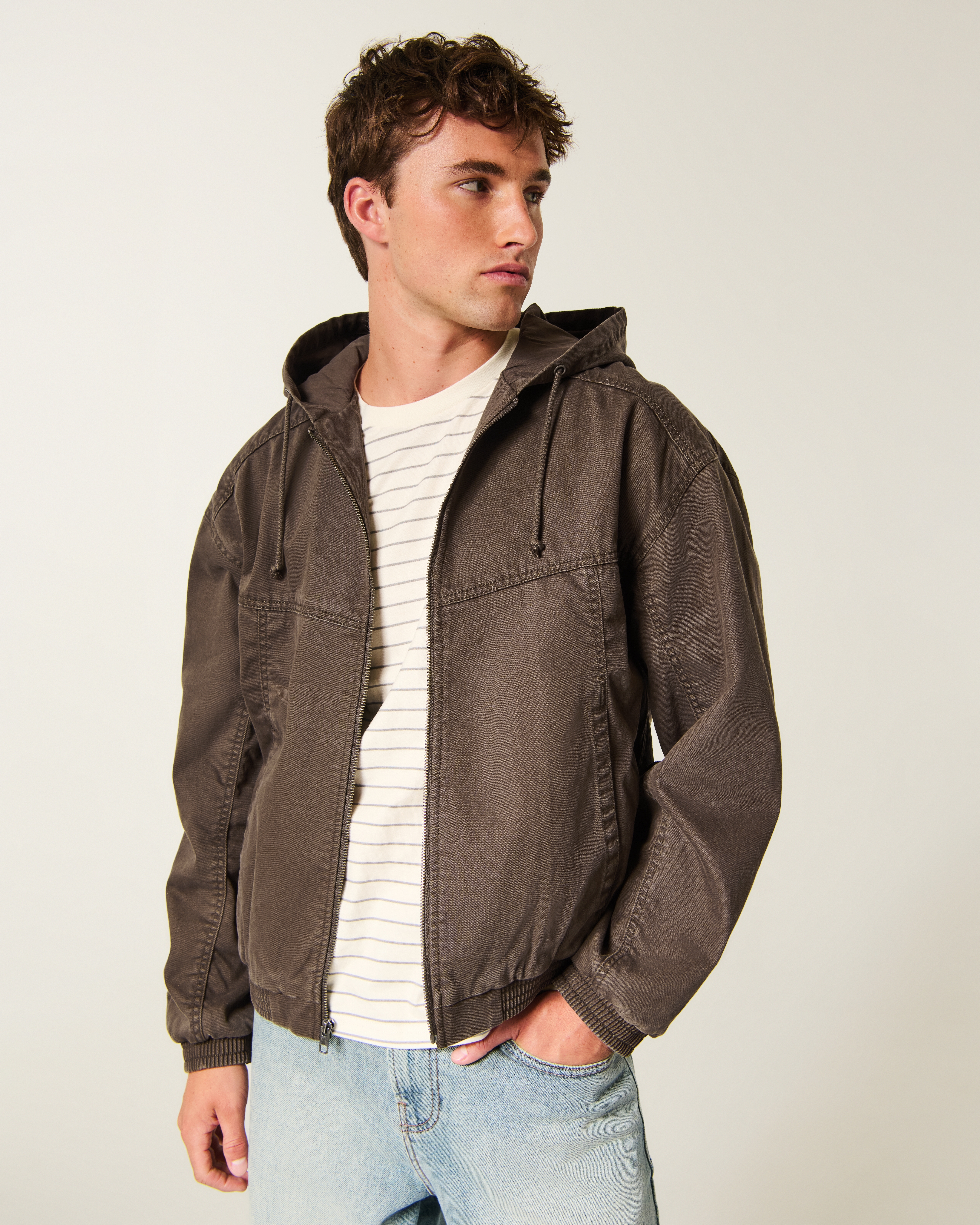 Hooded Skater Jacket