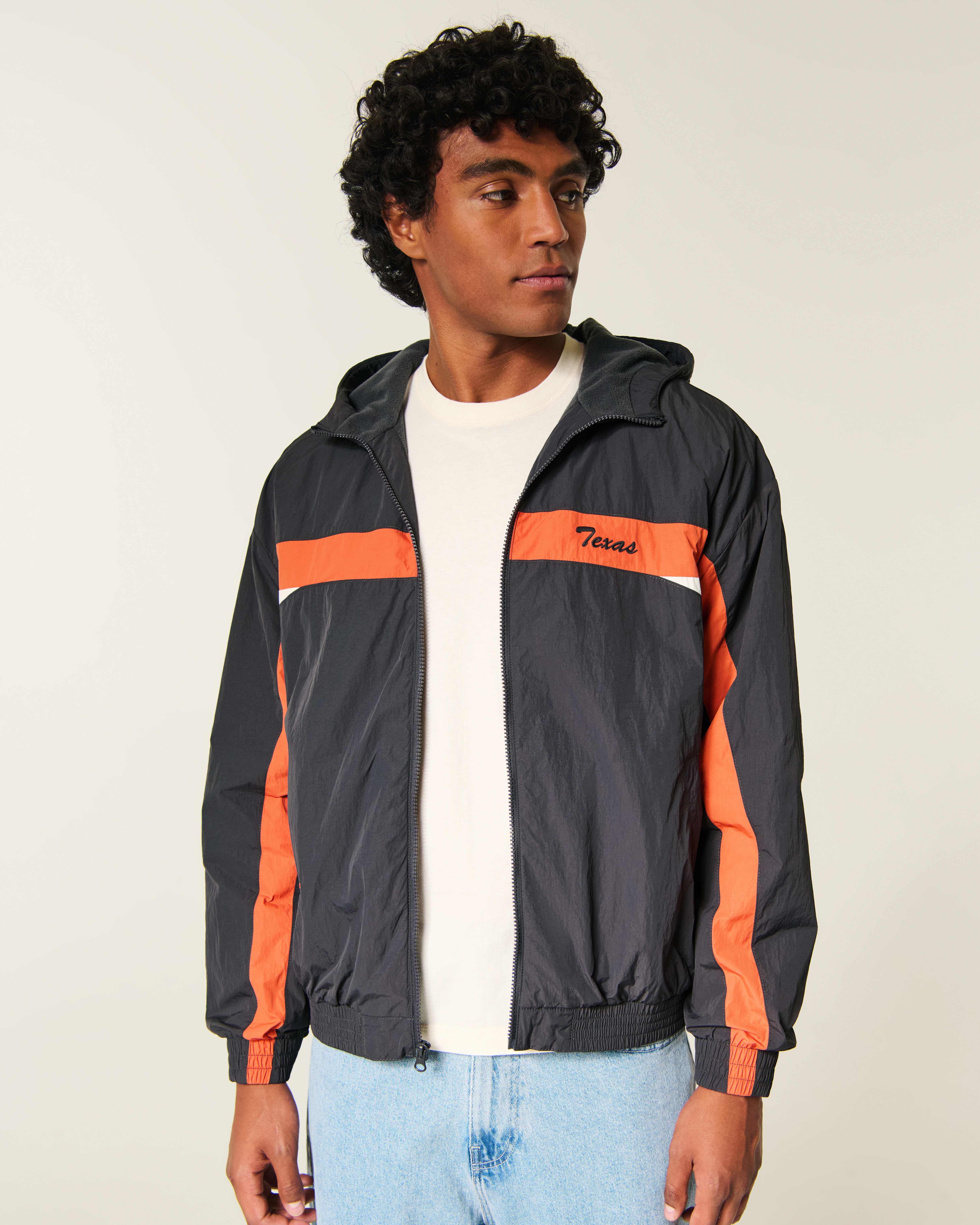University of Texas at Austin Longhorns Graphic Windbreaker Jacket
