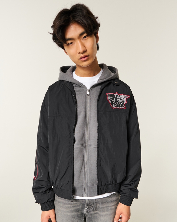 No Fear Graphic Jacket, Black view 2