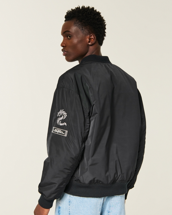 Toyota Supra Graphic Racing Jacket, Black view 2