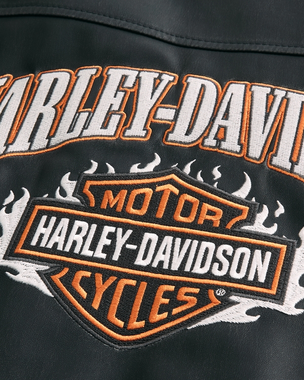 Men's Faux Leather Harley-Davidson Graphic Jacket | Men's New