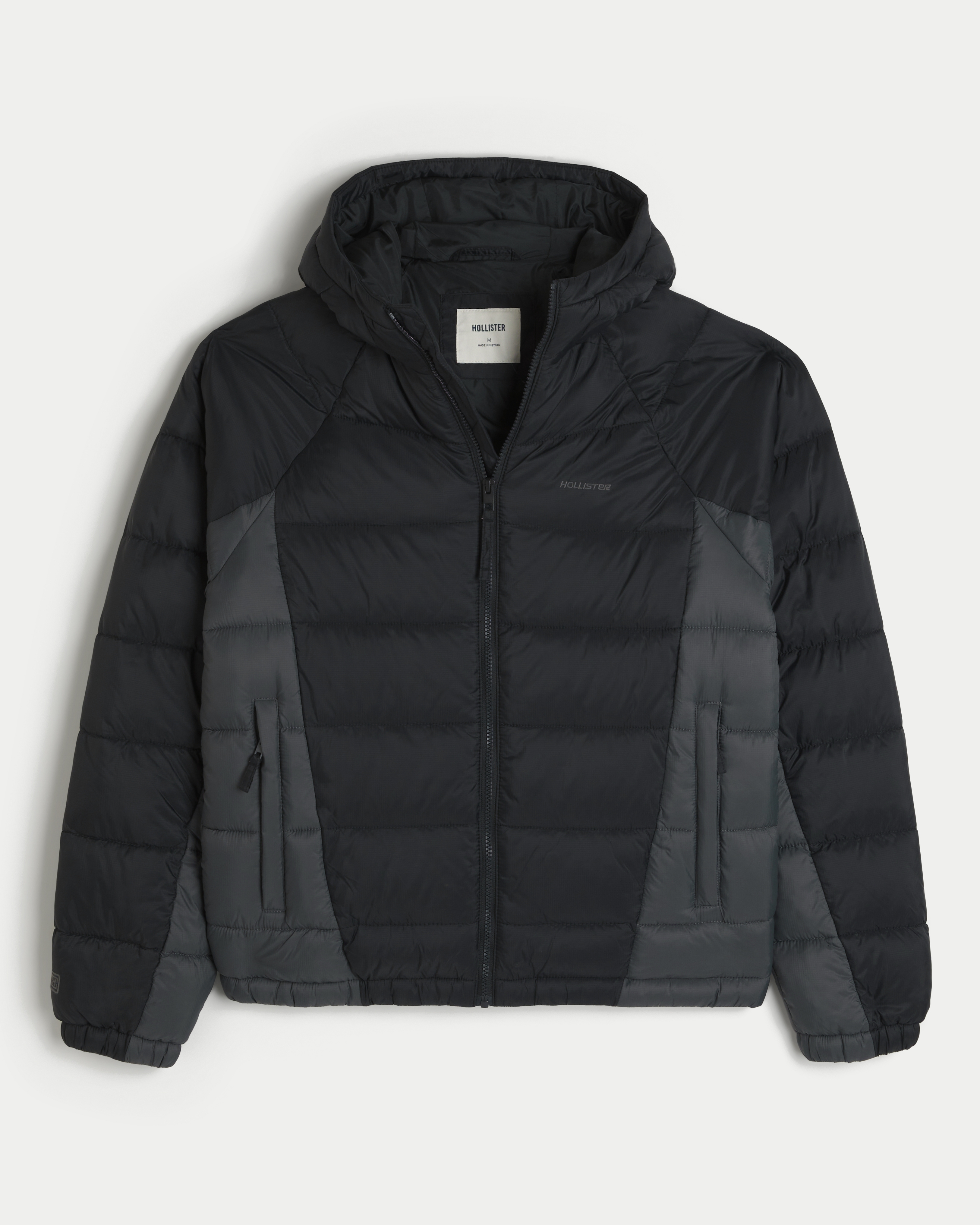 Hooded Zip-Up Puffer Jacket