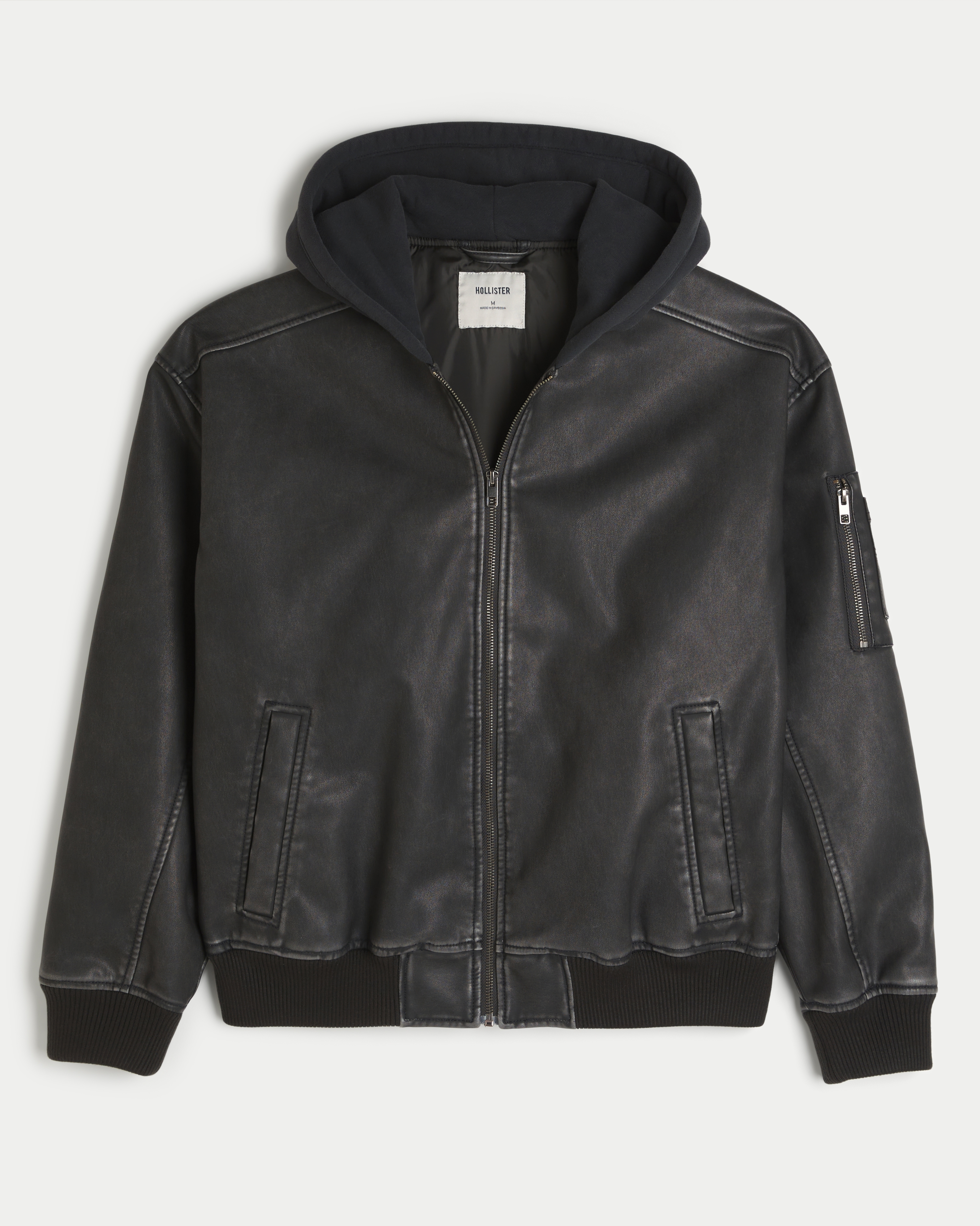 Hooded Bomber Jacket