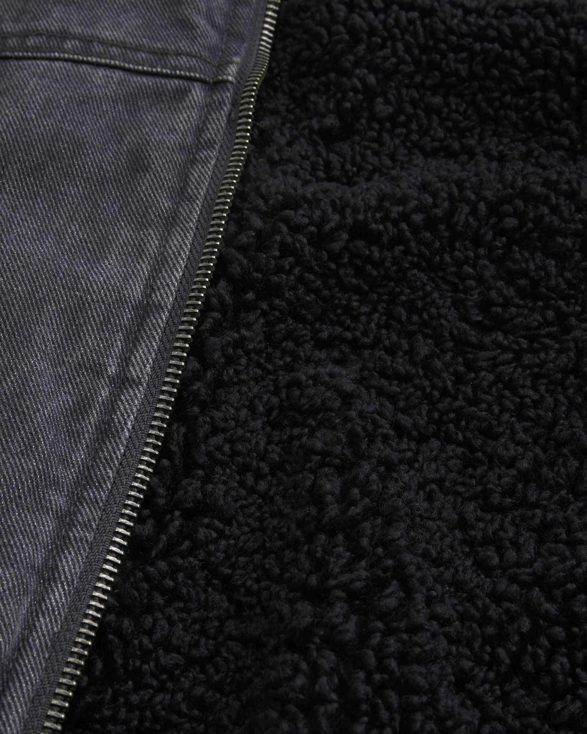 Sherpa-Lined Hoodie Jacket