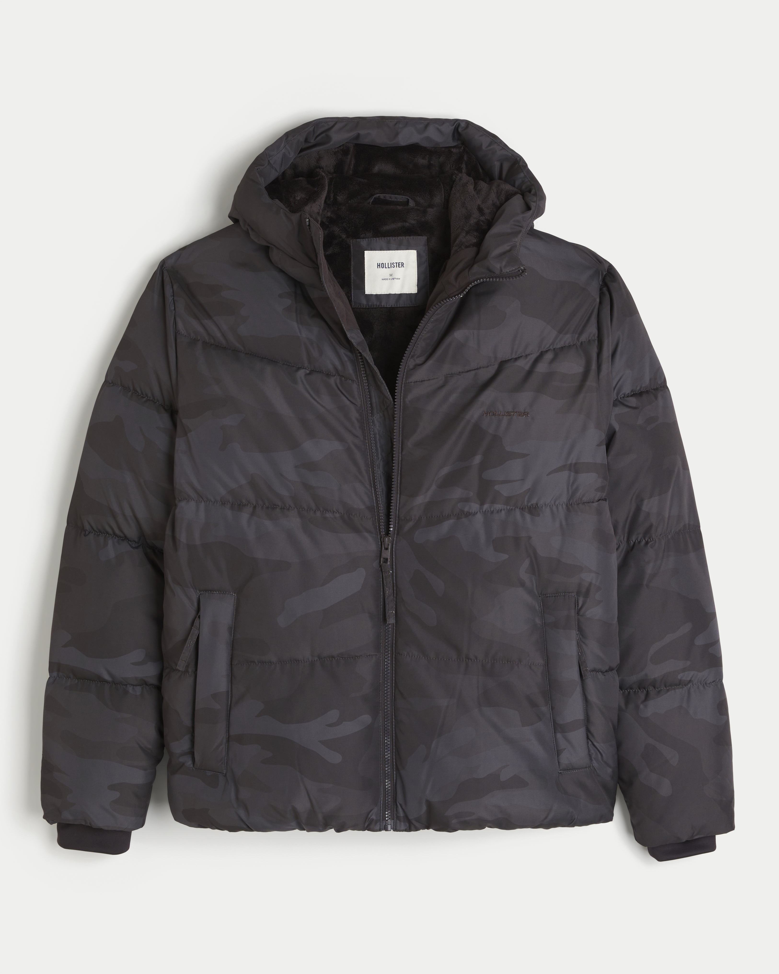 Faux Fur-Lined Puffer Jacket